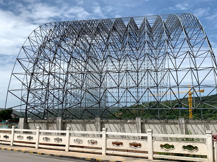 扬州山寨矿储煤棚网架